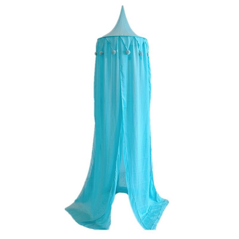 Kinderen Kids Bed Luifel Beddengoed Koepel Tent Room Decor Bedcover Klamboe Gordijn: Blue