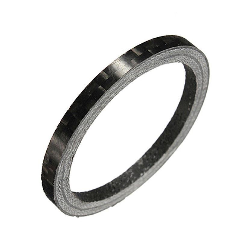 1/8 &quot; matt ud karbon sykkelavstandssett 3k blanke karbon avstandsstykker headset spacer mtb 3mm 5mm 10mm 15mm 20mm landeveissykkel avstandsstykker: 3mm