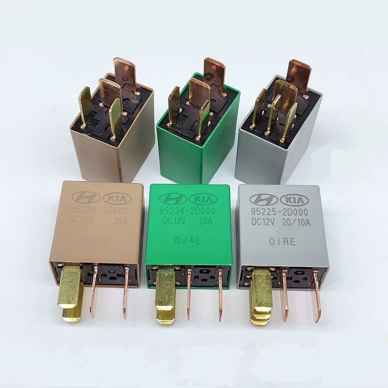 10PCS Original Relay 95224-2D000 95225-2D000 95220-2S000 DC12V 20A/35A 4/5PIN Car Auto Air Conditioning Fan Light Oil Pump