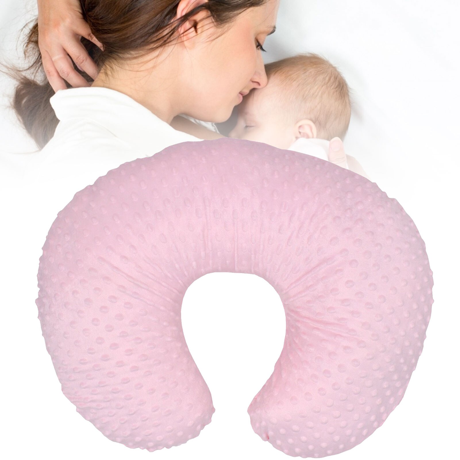 Funda de almohada para lactancia de recién nacido, modelo de cubierta lavable para lactancia, cojín para el cuidado del bebé