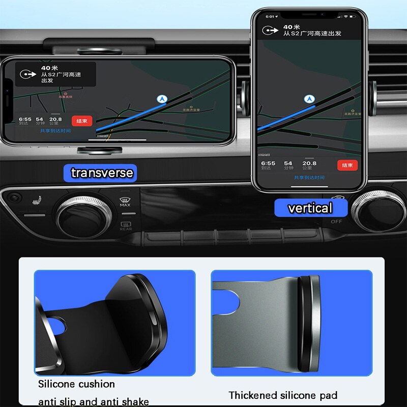 Special Car Phone Holder For Mercedes Benz C Class W205 GLC C180 C260 C200 in Car Magnetic Cell Mobile Phone Mount