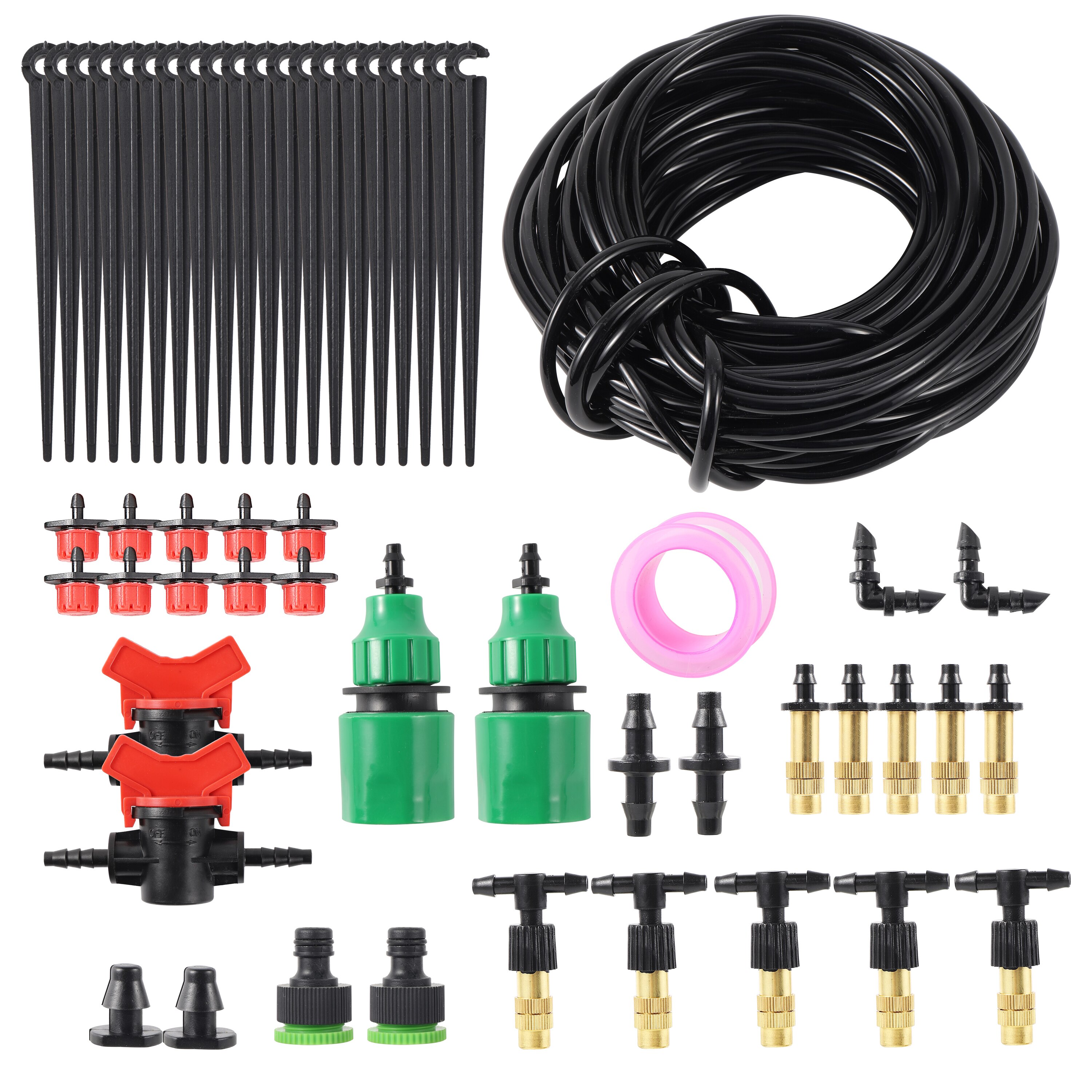 5/10/15/20/25m Garten Bewässerung Bewässerung System Bewässerung Kit mit 4/7mm PVC Schlauch Automatische Bewässerung Beschlagen Sprinkler Tropf