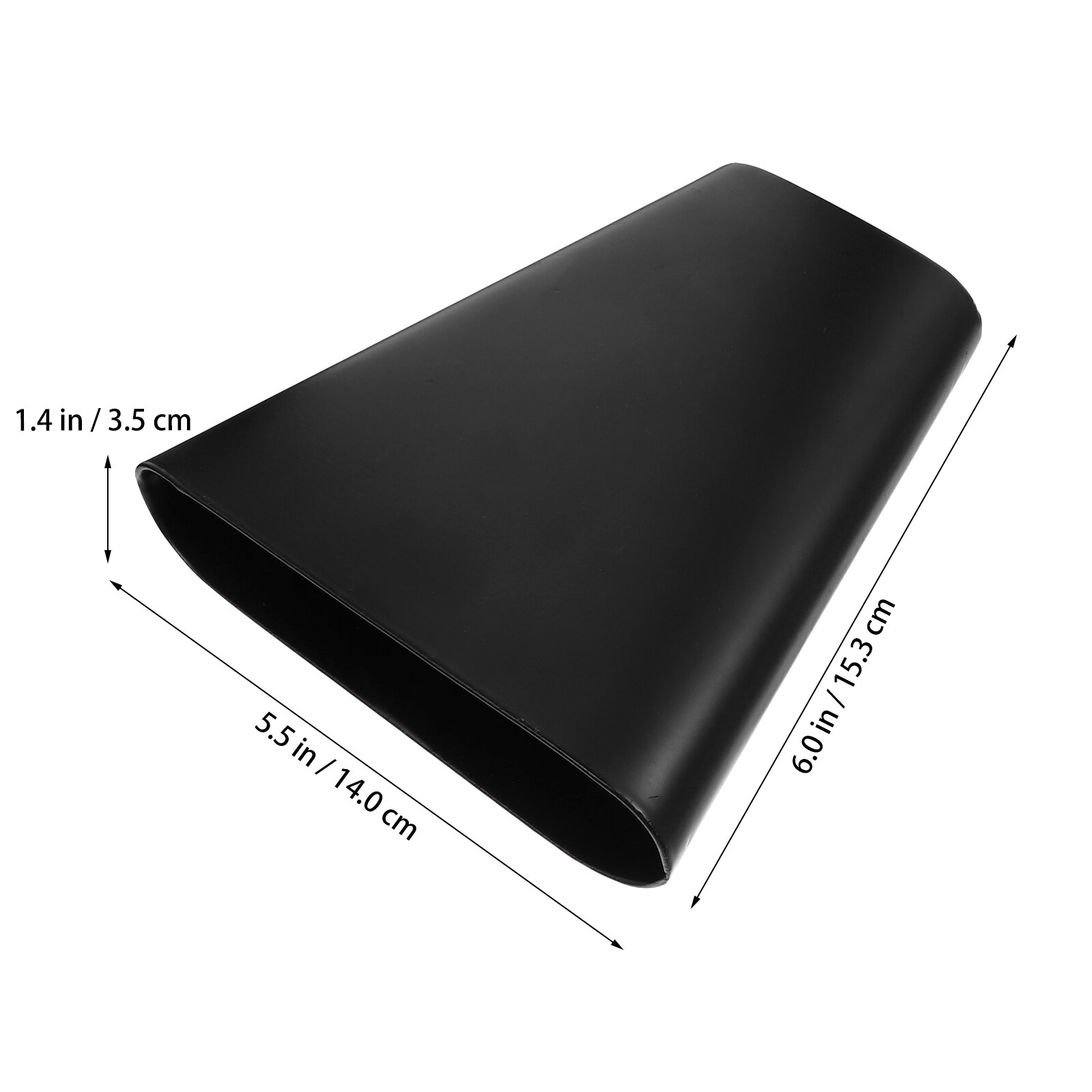 6 Inch Metal Cowbell With Wooden Stick Percussion Cow Bells Noise Maker