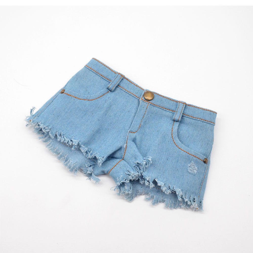 Se adapta a muñecas BJD SD DD de 58-60cm, 1/3, ropa, juguetes, muñeca articulada, camisa a cuadros, jeans, para niña: JPy3--032--D