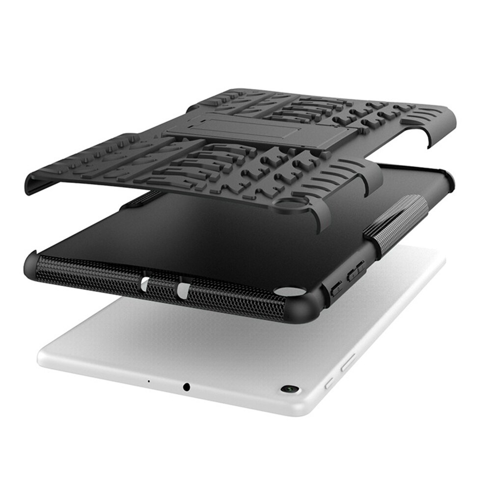 Funda Armor para Samsung T510 Tab A , funda de SM-T515 de 10,1 pulgadas para galaxy sm-T510, Tablet de TPU + PC, funda con soporte
