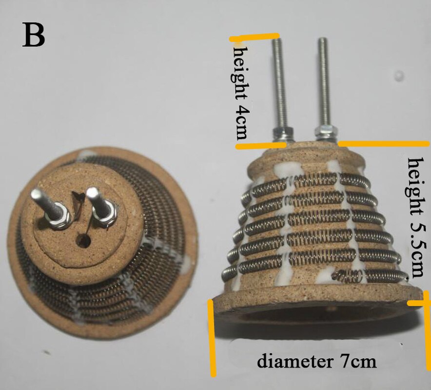 Electric heater heating element 220v 2000w electric fireplace heating element hand dryer heater accessories square round