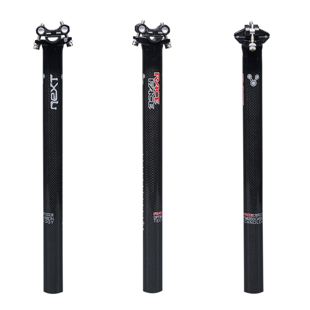 Race face next glossy 3k carbon zadelpen voor fietsen, racefiets, mountainbike, zadelpen, fietsonderdelen, diameter 27.2mm 30.8mm 31.6mm