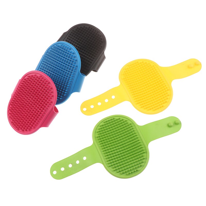 1Pc Pet Hond Kat Bad Borstel Kam Rubber Handschoen Haar Bont Grooming Masseren Massage Mit Huisdier Douche Hond Borstel