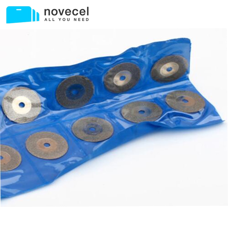 10pc Electric Grinder Grinding Wheel Glass Cutting Piece Diamond Slice Small Blade For Mobile Phone LCD Screen Glass Separating