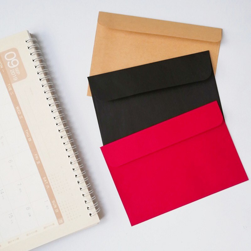 5set DIY handwritten Blank greeting Paper Cards Birthday Greeting Card with envelope wedding invitations