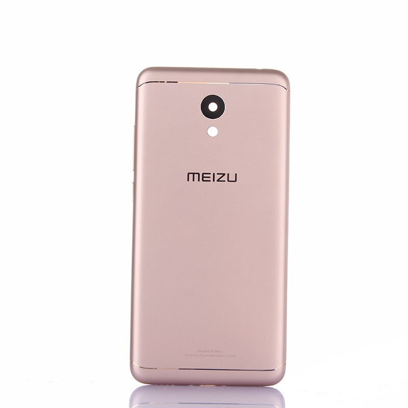 M6 Originale Custodia per Meizu M6 5.2pollice del Portello della Batteria di Plastica Della Copertura Posteriore Parti di Ricambio dell'obiettivo di Macchina Fotografica: Oro