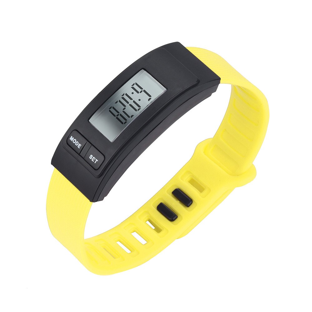 Digitaal horloge heren hardlopen stappenteller armband stappenteller calorieënteller digitaal lcd loopafstand 0619