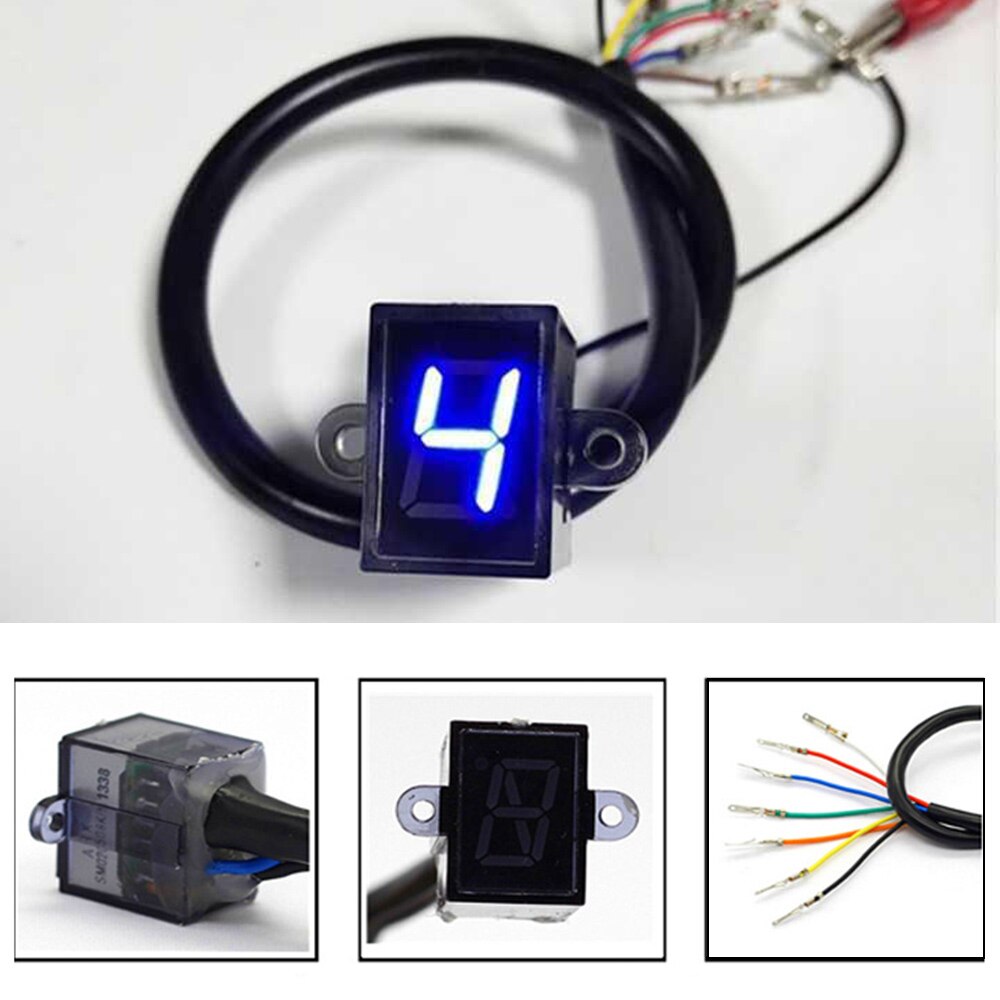 Universal Motorcycle 1-5 Speed Gear LED Digital Di... – Grandado