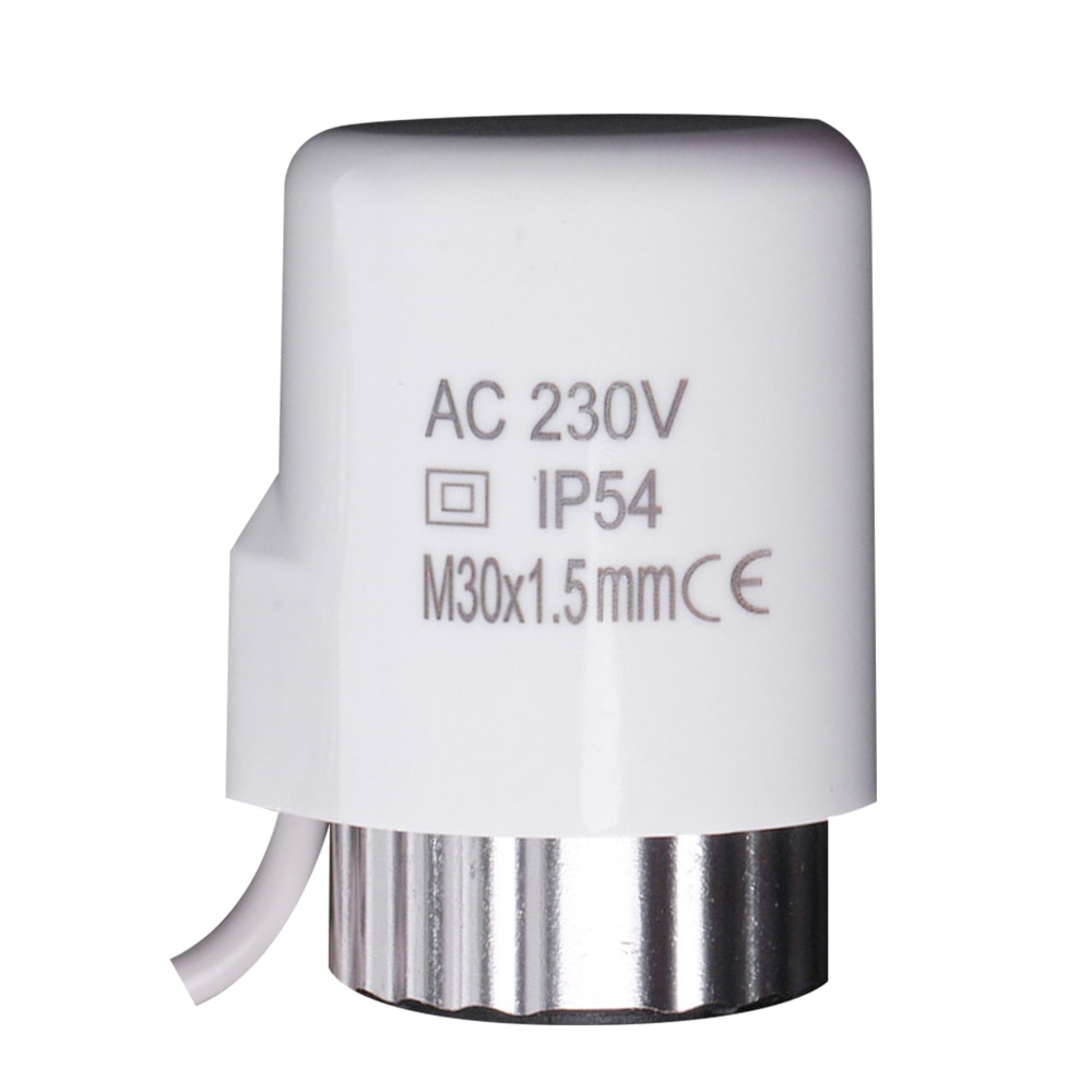 1Pcs 230V NO NC Electric Thermal Actuator Valve Head For Thermostat Manifold Underfloor Heating Radiator