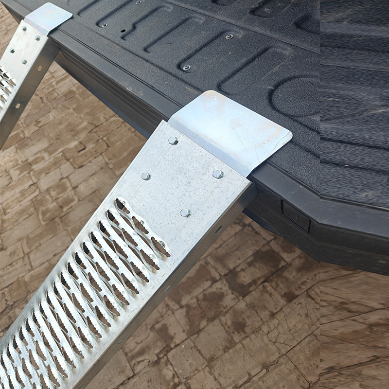 Vrachtwagentransport Laden en lossen Trailerrek Staphelling Boarding Verlengde oprit Klimladder Opvouwbare oprit