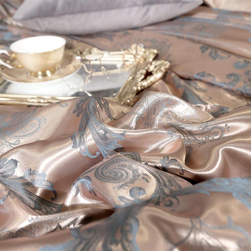 47 bomuldssilke jacquard forårs- og sommerbetrækstæppe luksus silkebløde tæpper fremhæver elegancen af sengen, der dekorerer soveværelset