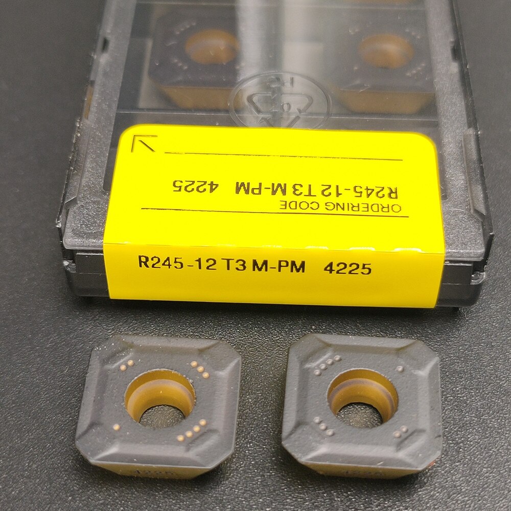 10PCS R245 12T3M PM 4240 R245 12T3M PM4225 Metall Drehen Werkzeug Hartmetall Werkzeuge R245 12T3 PM4225 R245 12T3 PM4240