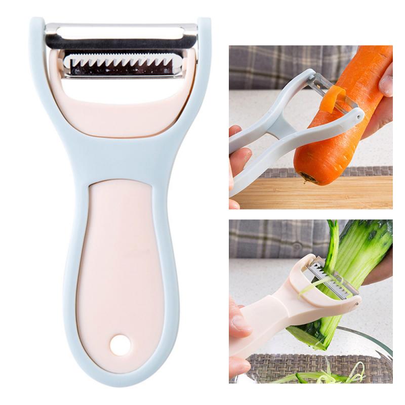 2 in 1 Julienne Peeler Vegetable Cutter Double Planing Grater Slicer Carrot Potato Grater Cutter Grinder Kitchen Gadget Tools