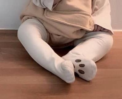 Body mignon pour bébés filles | Combinaison à capuche avec petits oursons et oreilles, vêtements pour bébés filles: white pantyhose / 6M
