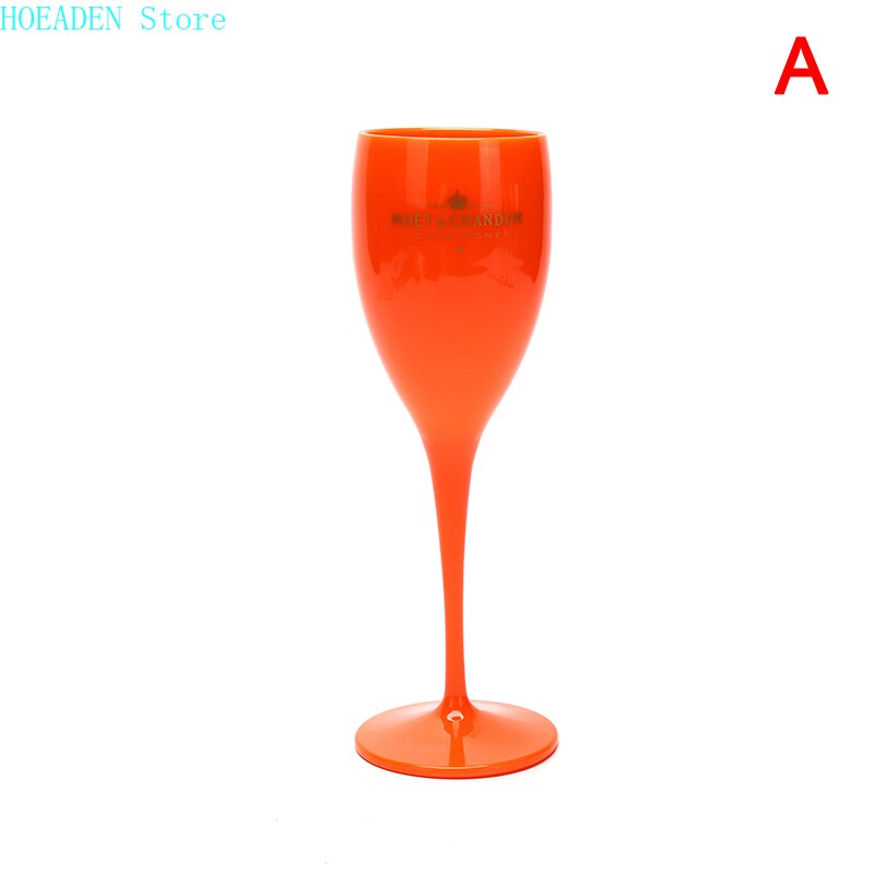 Fabriks plast vinglas ps akryl pc plastik glas champagne fest glas vinglas: A -1 stk