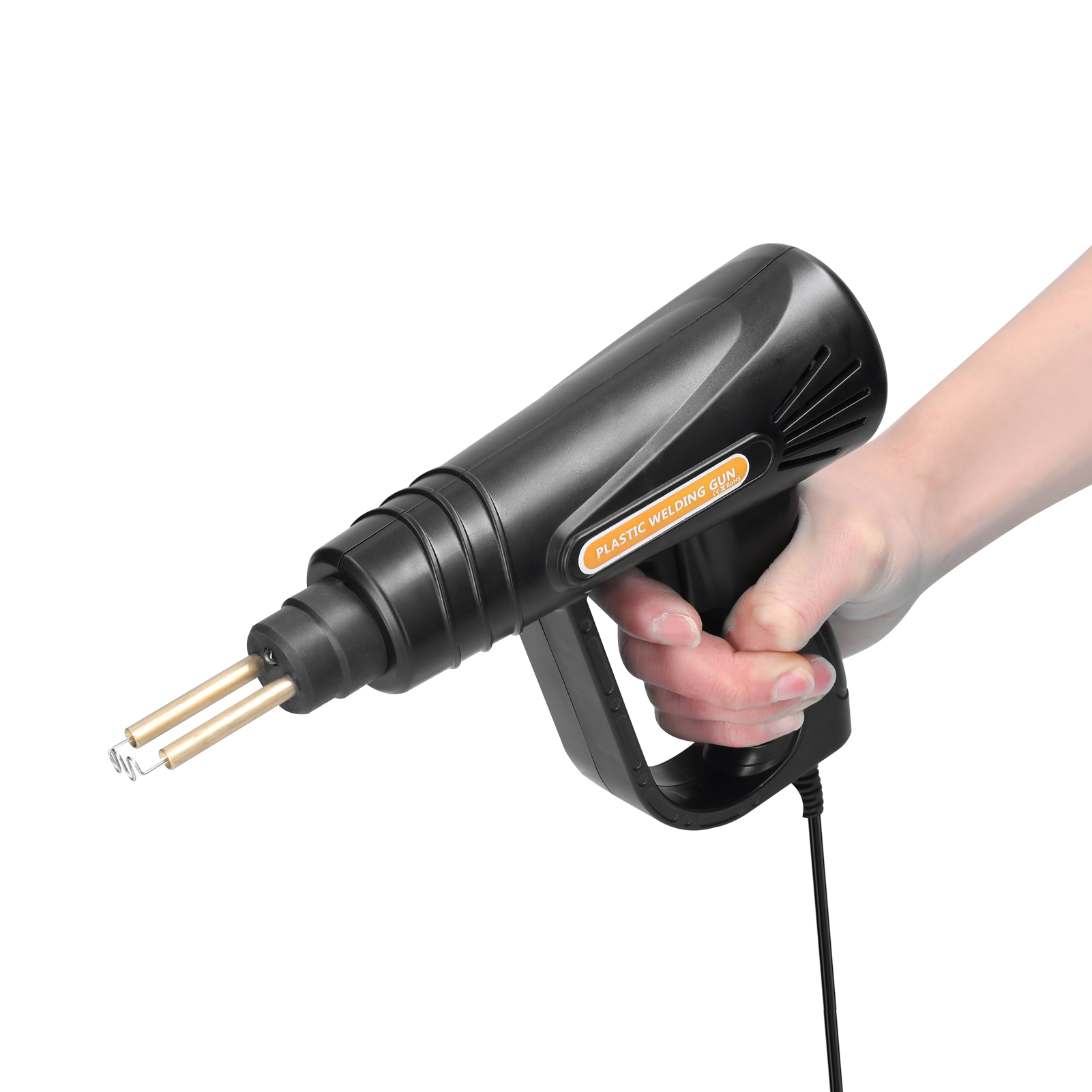 70W Handheld Plastics Welding Machine Panel Crack Repairs Kit Thermal Cutting Stapler Plastics Hole Repairing Tool Set