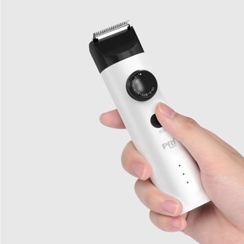 Xiaomi-Afeitadora eléctrica Pritech para hombre, cortadora de pelo recargable, silenciosa, de acero inoxidable, para Barba y barbero