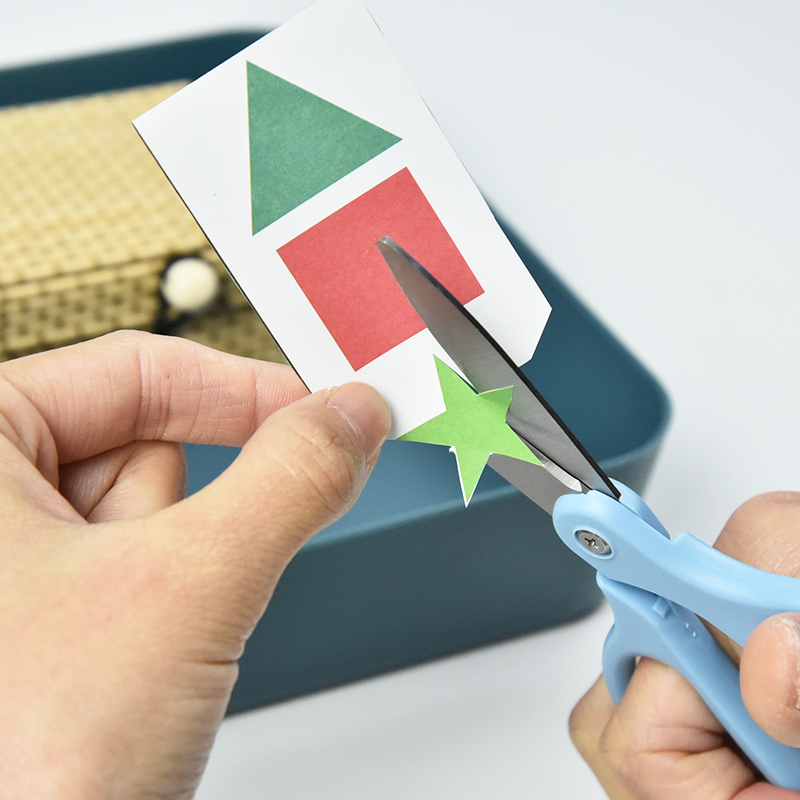 Juego de trabajo de tijeras Montessori, juego de papel de corte para niños, actividades artesanales, Material de vida práctico, coordinación mano-ojo
