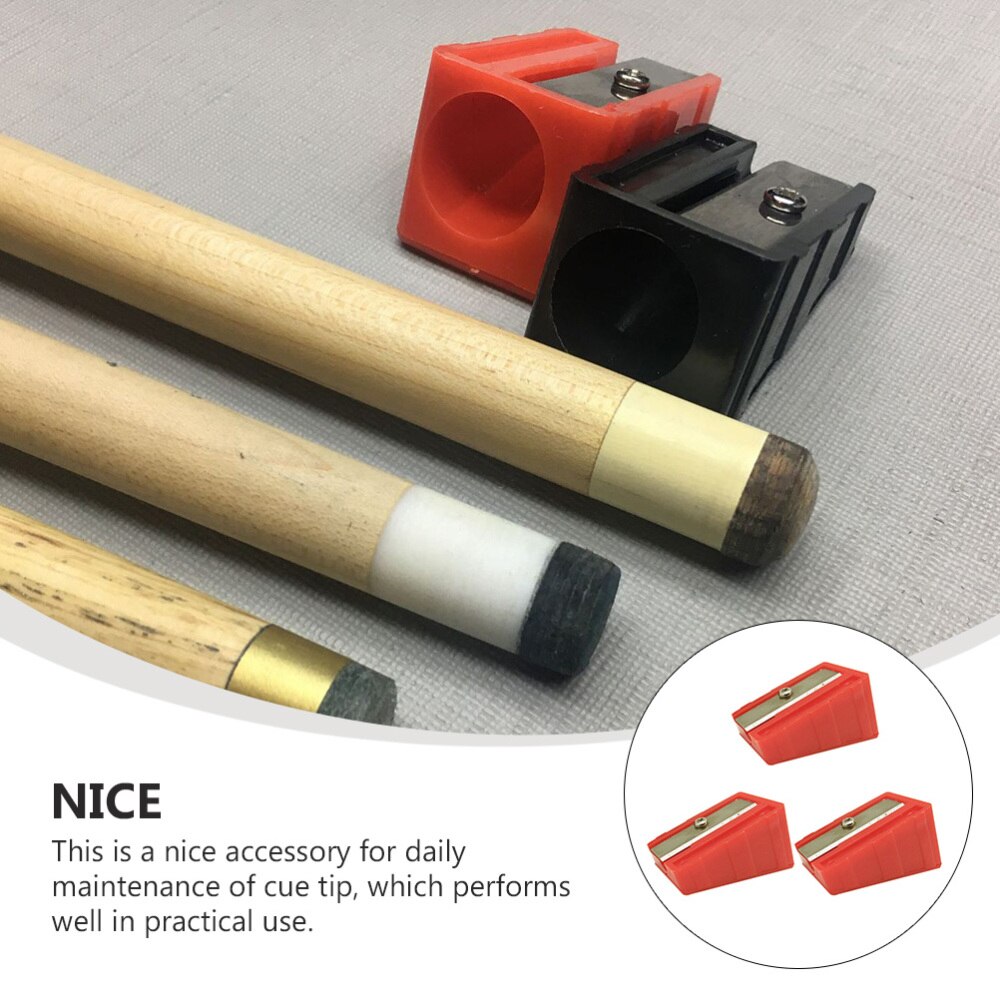 Tondeuse à queue de billard Portable, 3 pièces, couleur aléatoire