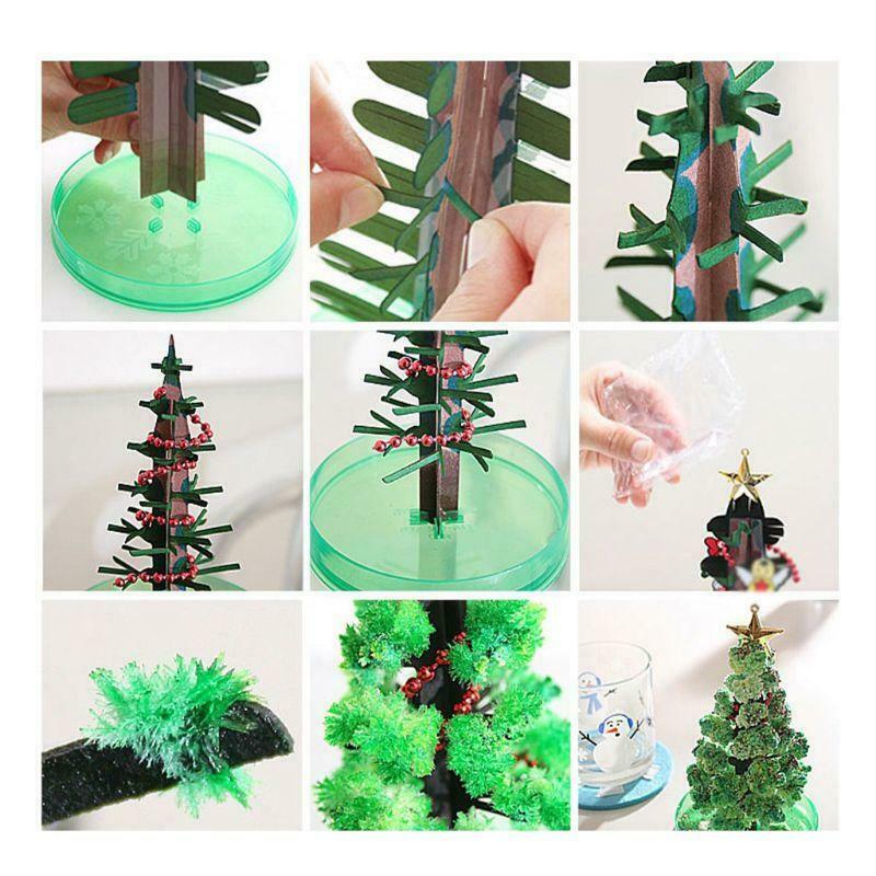 Magisk voksende træ legetøj drenge pige krystal sjov xmas julestrømper fyldstof