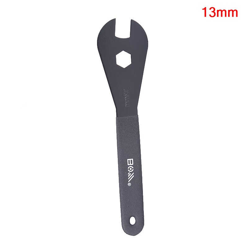 Carbon Steel Bicycle Spanner Wrench Spindle Axle Bicycle Fit for 13mm 14mm 15mm 16mm 17mm 18mm 19mm Cone Bike Repair Tool: 13mm