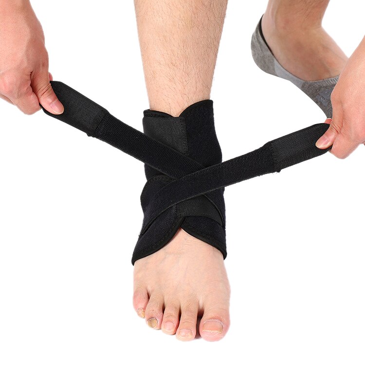TopBadminton Sport Beschermende Kleding Basketbal Voetbal Verstuiking Compressie Riem Beschermende Enkel Enkel Ondersteuning/Verstelbare