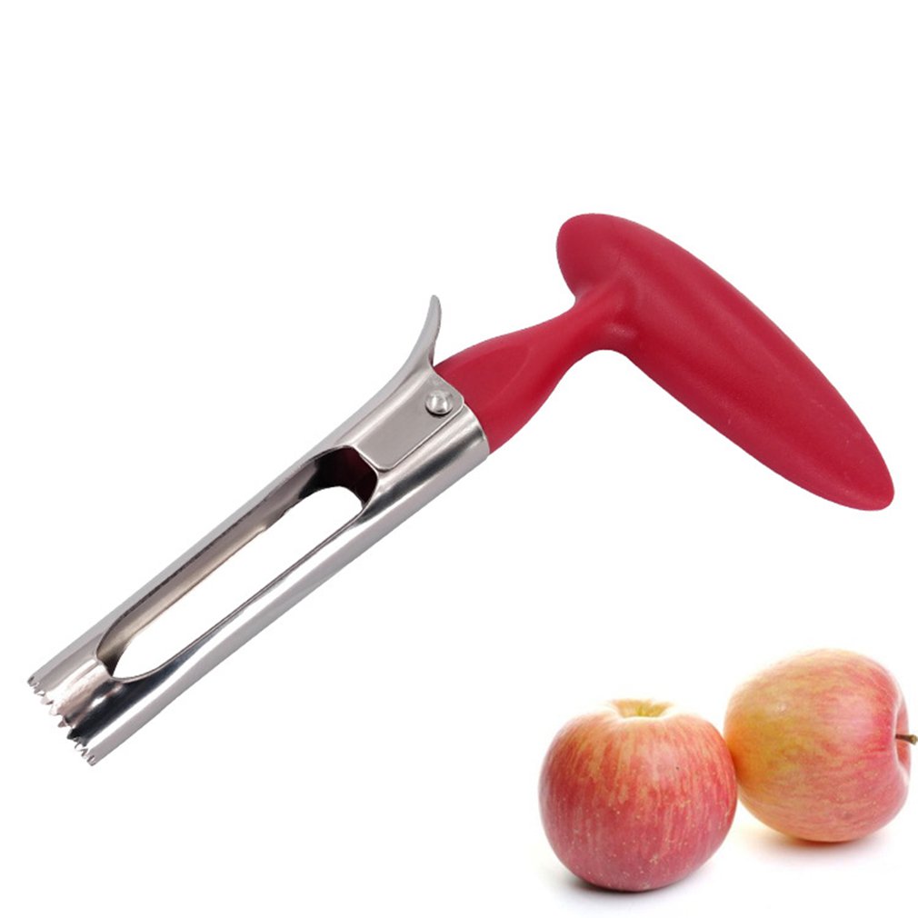 Kitchen Gadgets Stainless Steel Apple Core Removed Corer Fruit Core-Pulling Maker Fruit Core Remover Apple Core Remover Tool