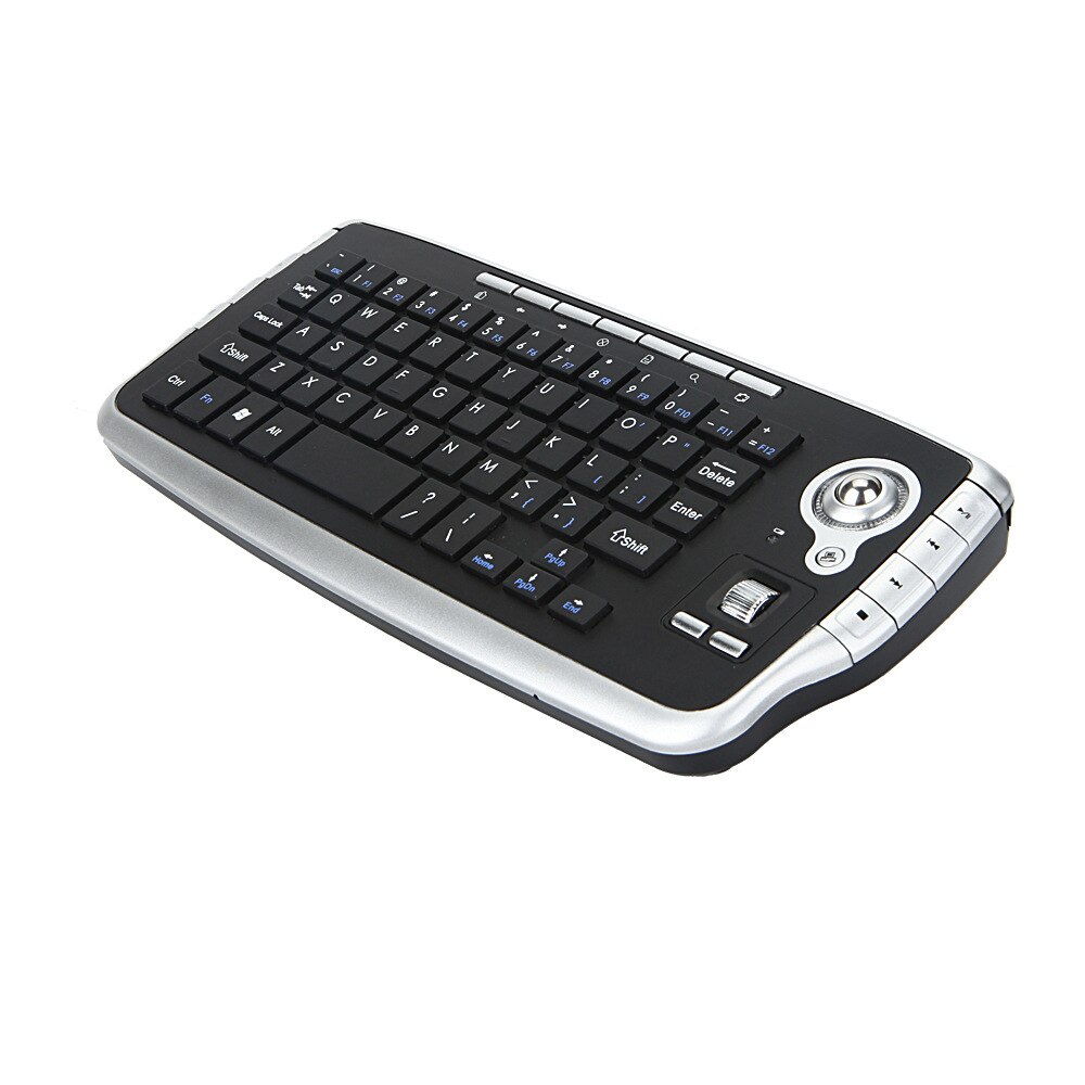 Factory Direct Selling Wireless Trackball Keyboard Mini 2.4G Wireless Mouse And Keyboard One Multimedia Mouse Keyboard Suit