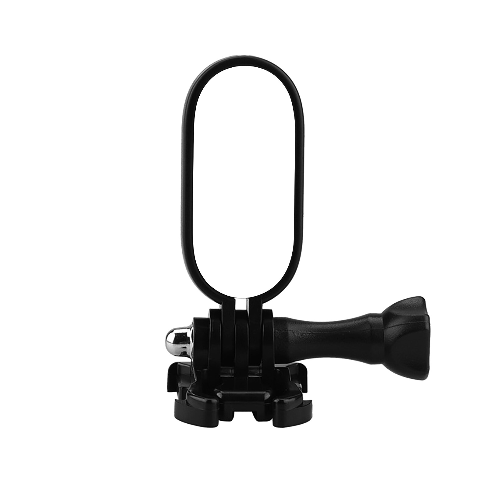 Robuster 1/4 -zoll-adapter-schutzrahmen aus abs, halterung, schwarzer stabilisator, verstellbarer winkel, tragbar, passend für insta 360 go 2