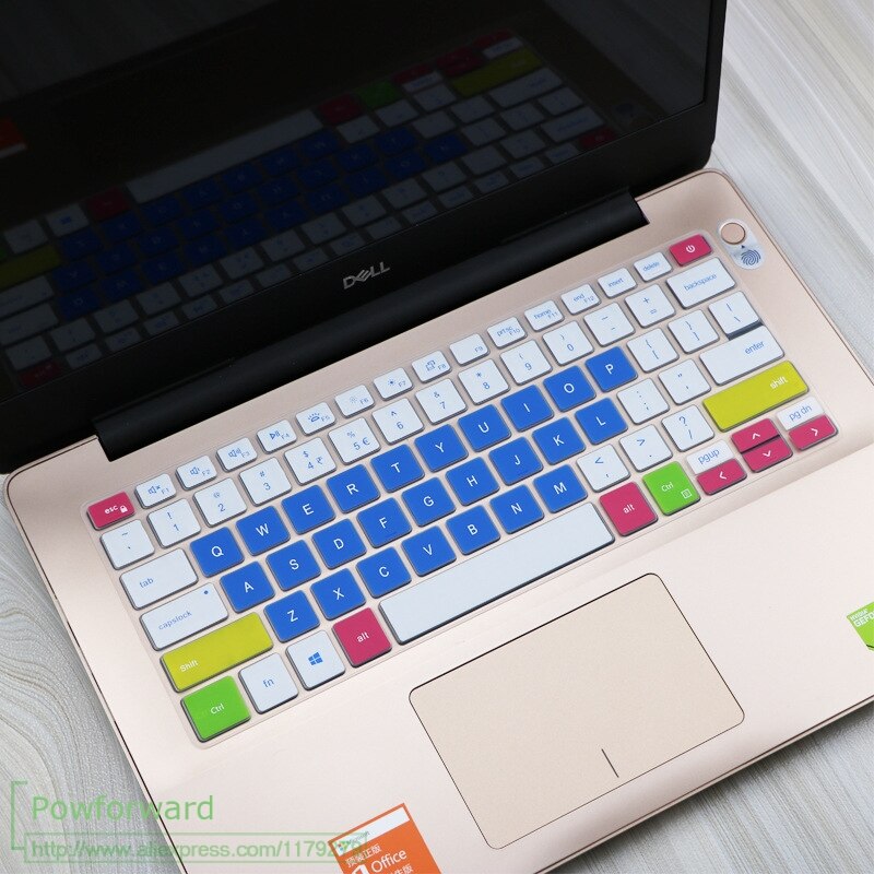 laptop keyboard cover skin for Dell Inspiron 14 5409 5405 5401 5402 5408 5498 5490 5406 5493 5400 nspiron 13 5391 5390 7306 7391: candyblue