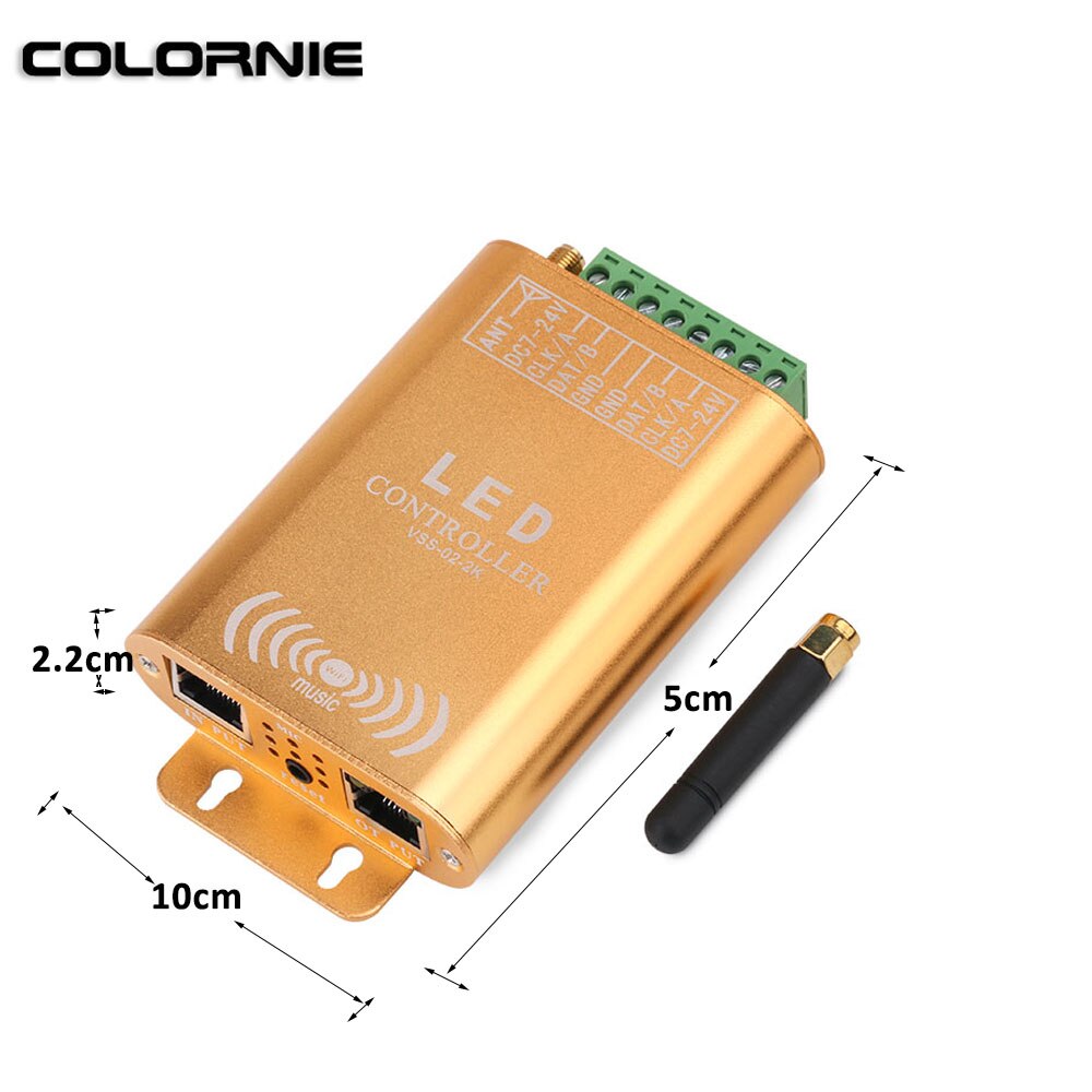 Wifi Music Controller Strip Light SPI Controller 2048 Pixel LED Digital Addressable Controller For Led Strip Light