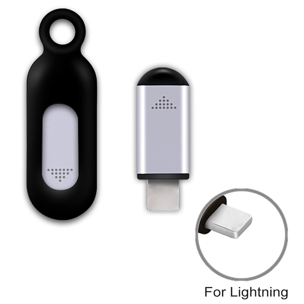 1PCS Infrared Mobile Phone Universal Remote Control For Iphone Lightning Interface Wireless Portable Remote Control: Sliver