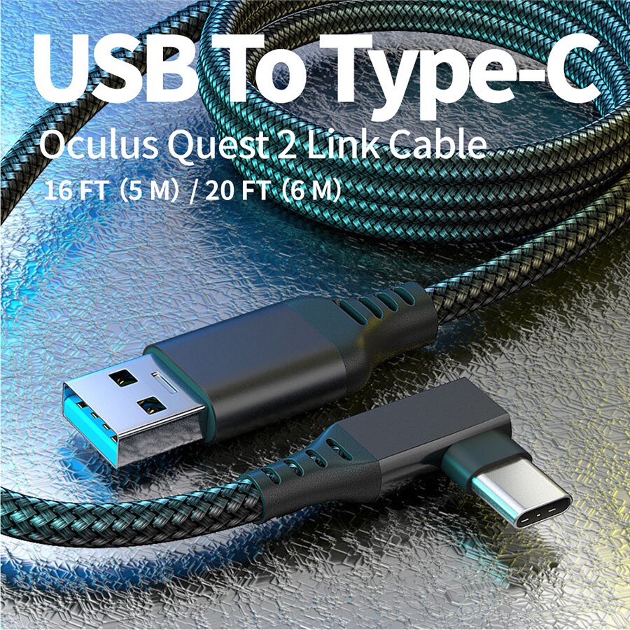 Oculus Quest 2 Link Kabel Quest Link USB3.2 Gen1 USB-C Kabel Voor Oculus Headset Vr Type-C Data Transfer kabel USB-A Om USB-C