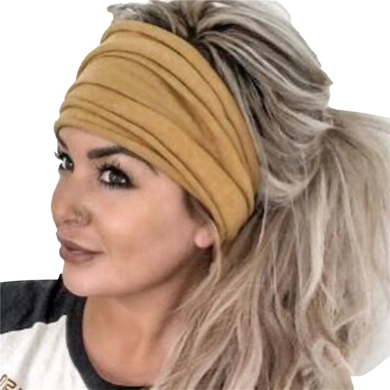 Cinta de cabeza para el sudor deportiva absorbente para hombre y mujer, cintas para el pelo para Yoga, banda para el sudor, accesorios para ciclismo carrera deportes al aire libre, 1 unidad