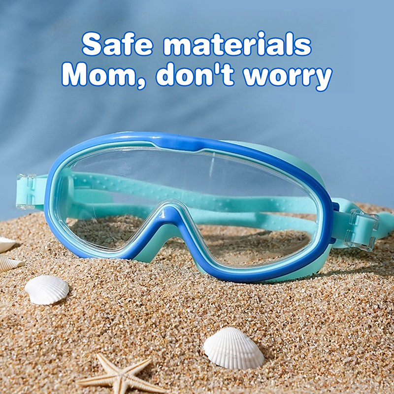 Populære online vandtætte og antidug dykkerbriller med stort stel, svømmebriller til voksne