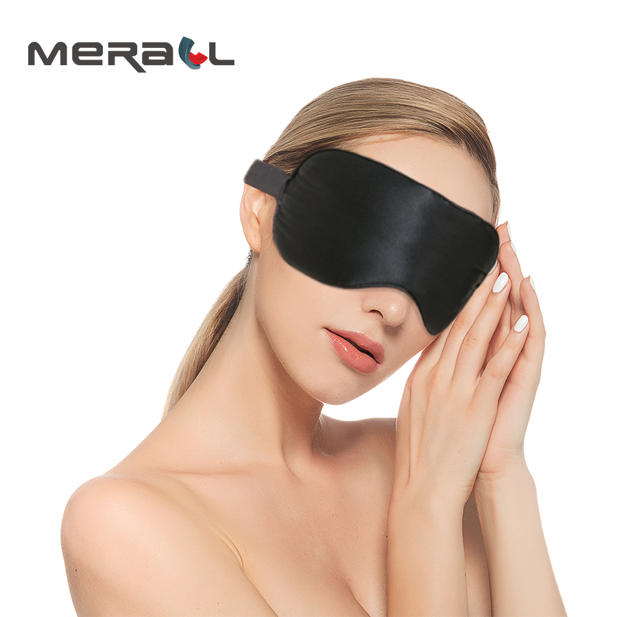 Sleeping Eye Mask Pure Silk Soft And Comfortable Eye Patch for Women Men Sleeping Aid Bandage Blindfold Eye Shade