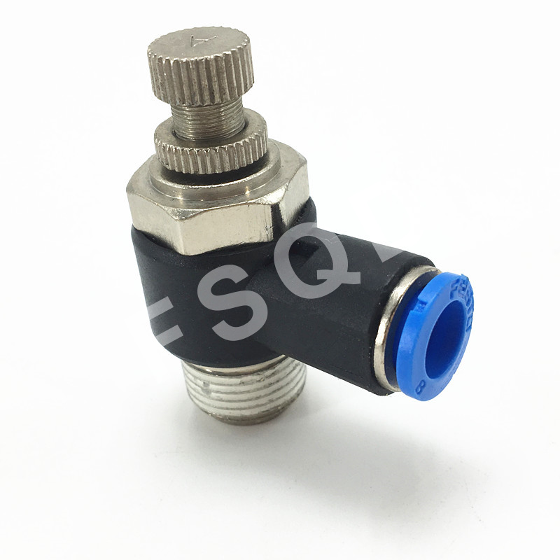 GRLA-1/8-QS-6-D GRLA-1/8-QS-8-D GRLA-1/8-QS-10-D GRLA-1/4-10-RS-D GRLA-3/8-8-RS-D FESTO One-way flow control valves connector: GRLA-3-8-8-RS-D