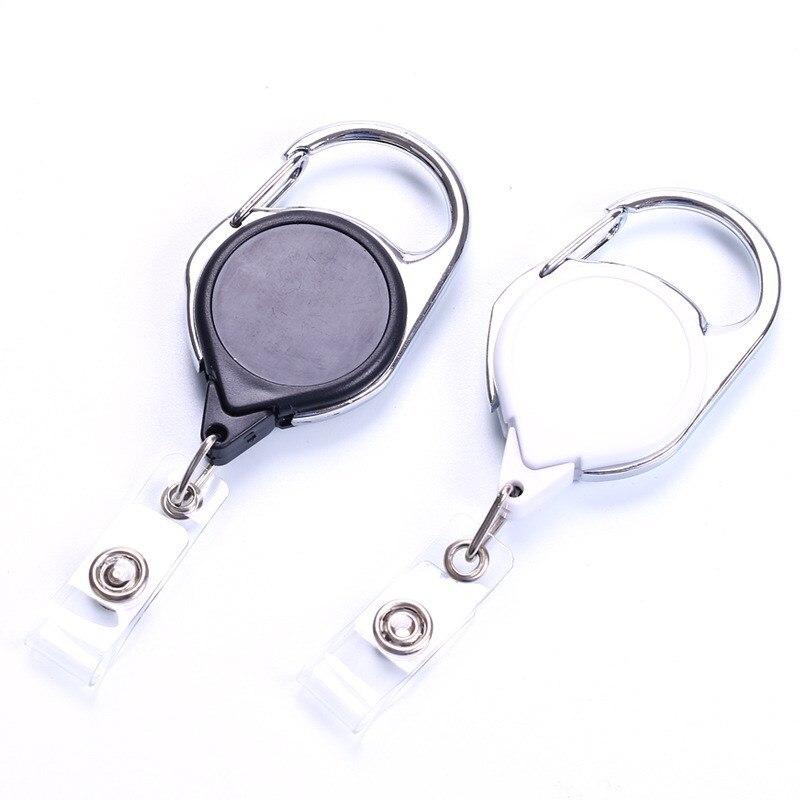 PU Leather Lanyard retractable badge holder ID card holder school lanyards id badge holder horizontal badge holder transparent