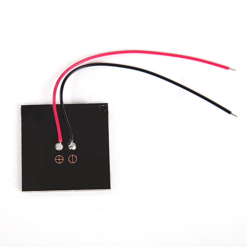 1V 200mA Mini Solar Panel Battery Polycrystalline Silicon Solar Cell +Cable/Wire 40x40mm 0.2W DIY for Solar Toy