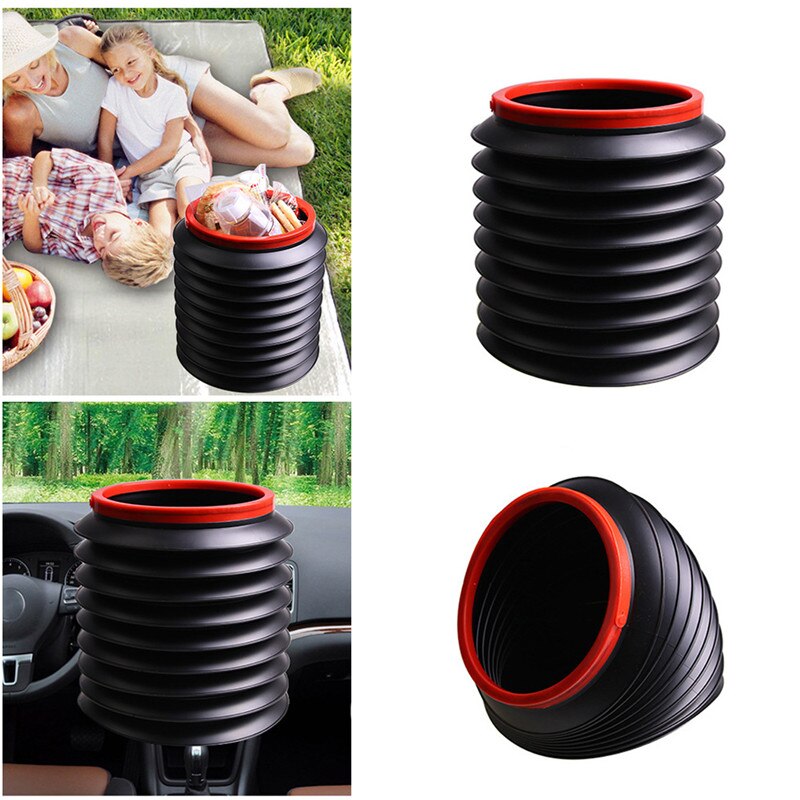 4L Car Accessories Window Cleaning Bucket Folding Collapsible Fishing Water Pail Storage Box Trash Container Telescopic Buckets