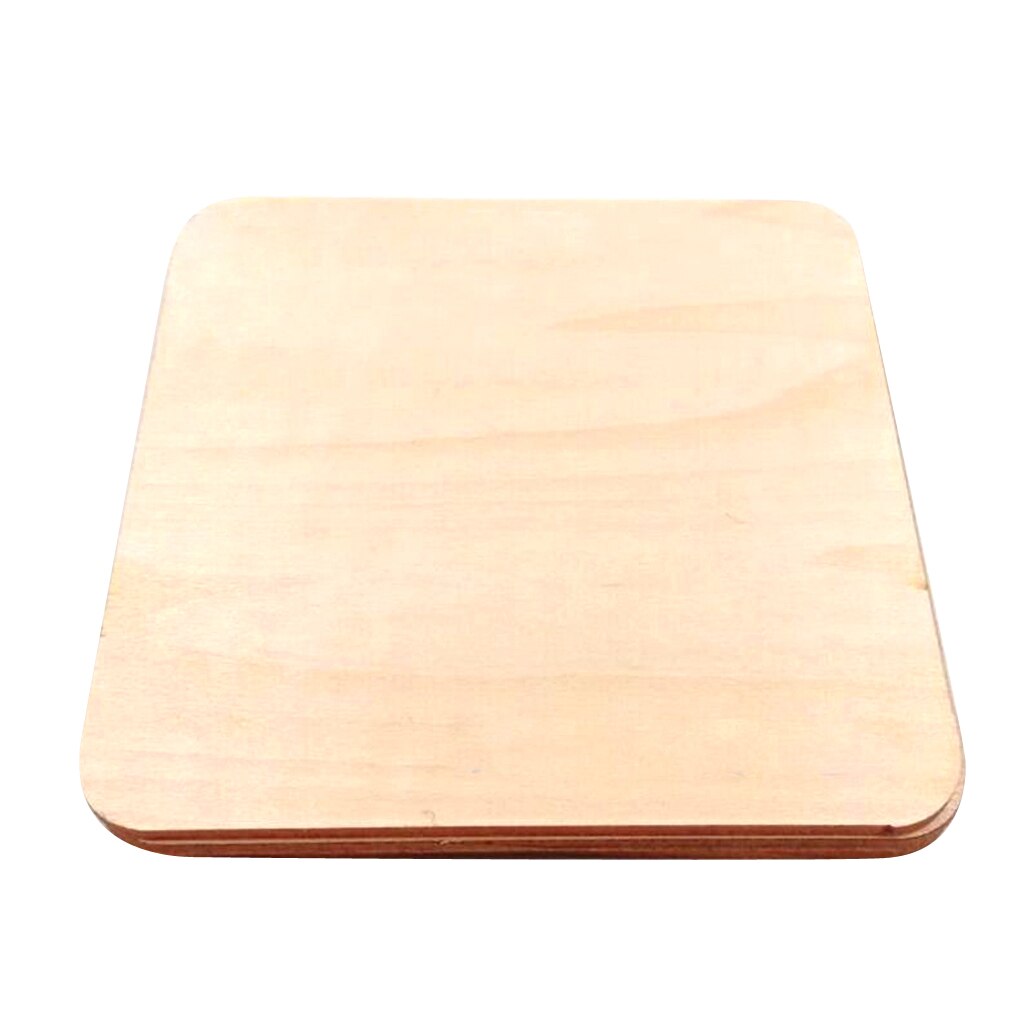 Pak Van 50 Onvoltooide Stukken Hout, Ongeverfd Hout Discs, Vierkante 1.6 X1.6 Inch-Diy Ambachten