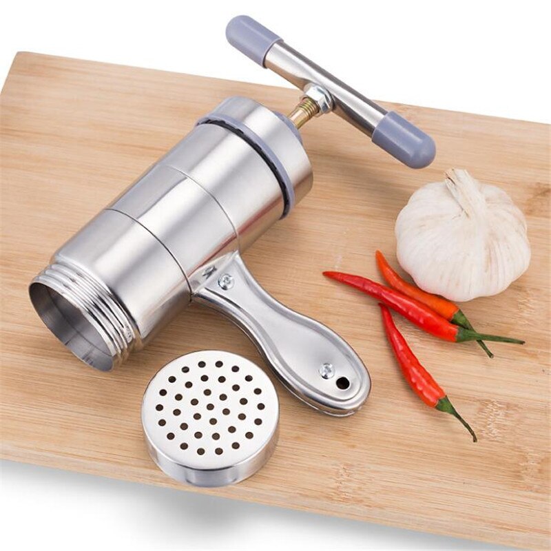 Stainless Steel Manual Noodle Maker Pastas Making Machine Spaetzle Maker Fruits Juicer Including Different Molds