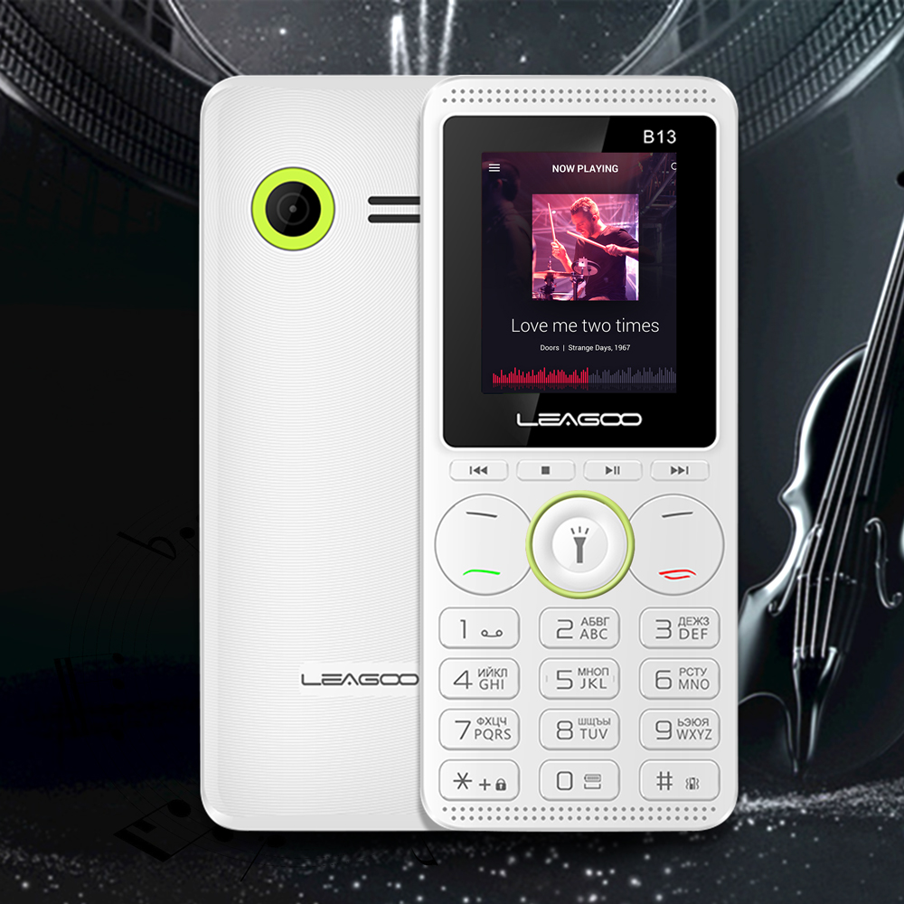 LEAGOO B13 Funktion praktisch 1,77 ''32 MB + 32MB Senior freundlicher Mini Telefon Russische Tastatur 2G GSM drücken-Geschmack Schlüssel praktisch