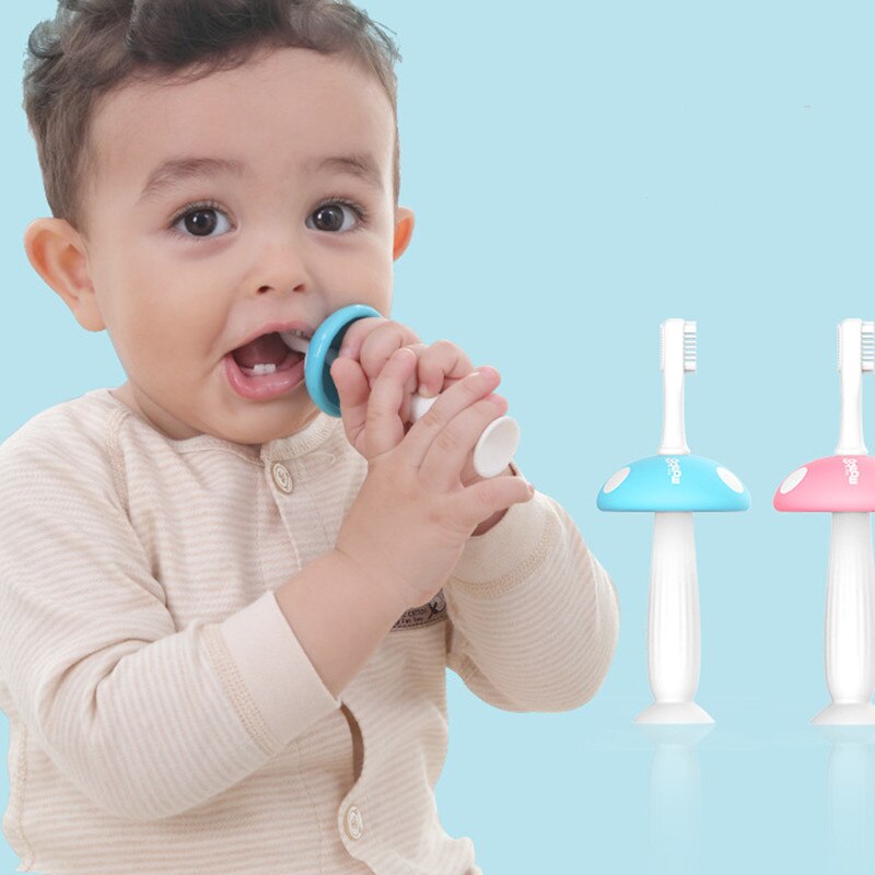 Baby Zahnen Pflege Baby Zahnbürste Lebensmittel Klasse Weiche Silikon Ausbildung Zahnbürste freundlicher Baby Zähne Pflege Beißringe Baby Pinsel