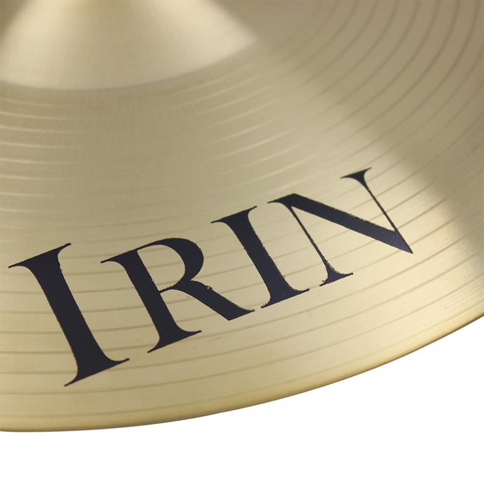 IRIN Brass Cymbals 12 Inch / 14 Inch / 16 Inch Alloy Crash Hi-Hat Cymbal Drum Percussion Instruments for Drums Set Kit